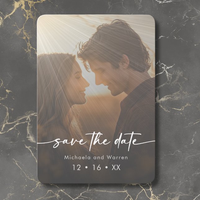 Minimal modern solstrålning - Spara datum Datumet (Skapare uppladdad)