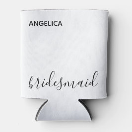 Minimal modern typografi Bröllop Bridesmaid Gift