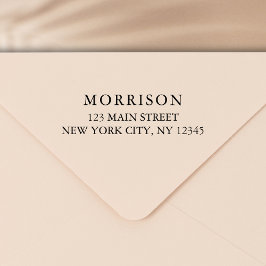 Minimal modern typografi-Returadress Självfärgande Stämpel