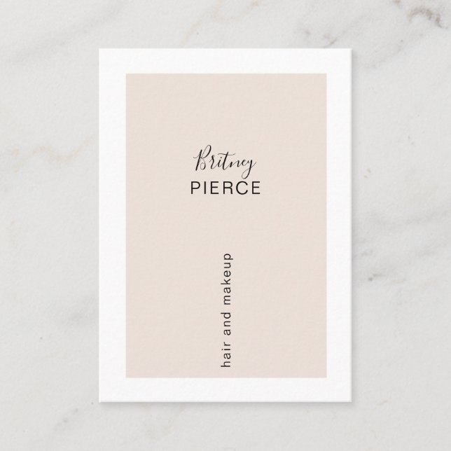 Minimal Modern Visitenkarte Visitkort (Framsida)