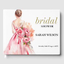 Minimal Möhippa för vattenfärg i Bröllop Gästböcker