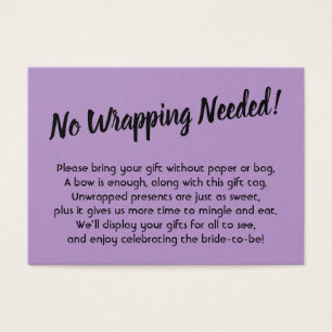 Minimal Möhippa: inget figursättningsstöd för Lila Visitkort