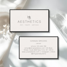 Minimal Monogram Beige Svart Salong