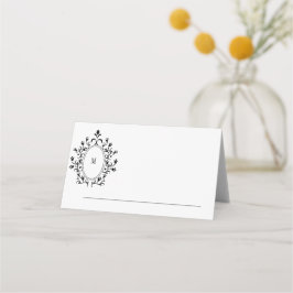 Minimal Monogram Event Card Placeringskort