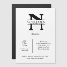 Minimal monogram för magnetisk familjerättning