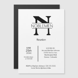 Minimal monogram för magnetisk familjerättning