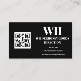 Minimal monogram grå professionell visitkort visitkort