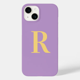 Minimal monogram Modern Lila Lilac