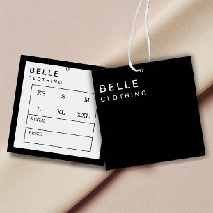 Minimal monogram modern märkre för företagshämtnin fyrkantigt visitkort