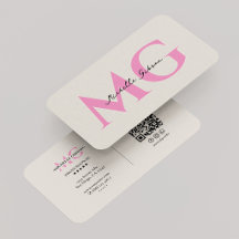 Minimal monogram sandpink initialer skönhet