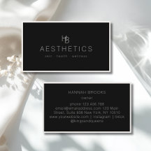 Minimal Monogram Svart Vitt Salong
