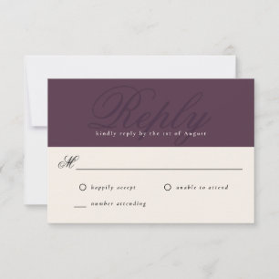 Minimal monogramOSA för modern Elegant OSA Kort
