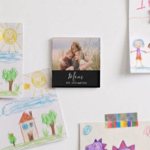 Minimal Mor Etablert Morsdag Present Magnet