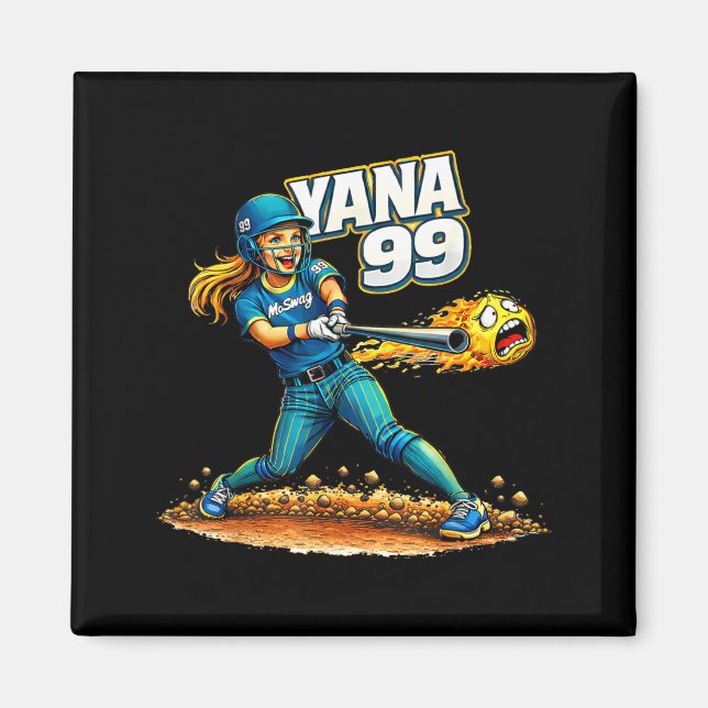 Minimal Moswag Yana 99 Softboll Support Magnet (Framsidan)