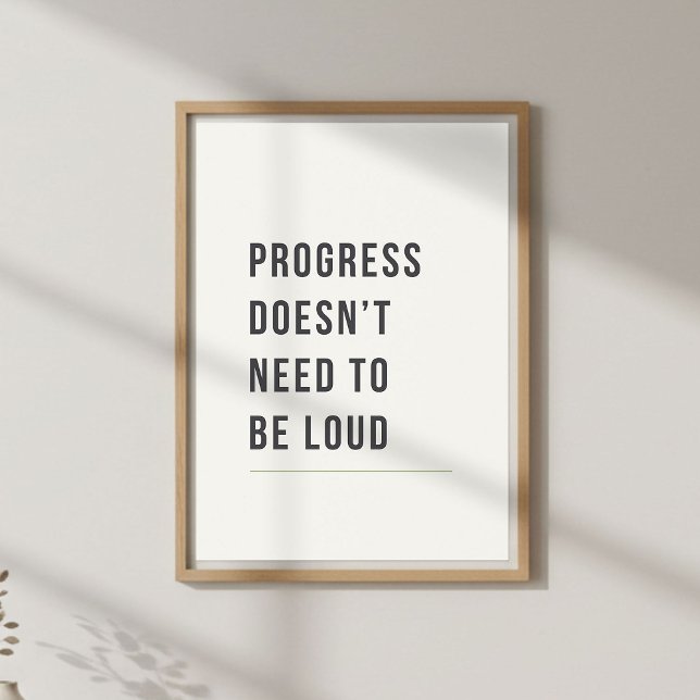 Minimal Motivational, Calm Quote Poster (Skapare uppladdad)