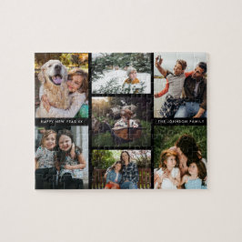 Minimal multifoto - enkel familjefollning pussel