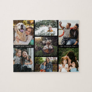 Minimal multifoto - enkel familjefollning pussel