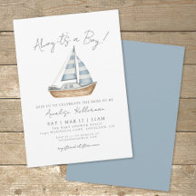 Minimal nautical Baby Shower