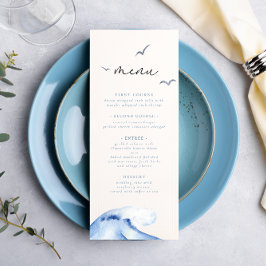 Minimal Nautical Sailboat Ahoy Boy Meny