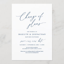 Minimal Navy, Förändring av planer, bröllopet har  Inbjudningar