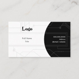 Minimal Networking Business Card Visitkort