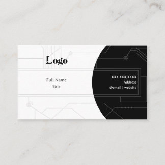 Minimal Networking Business Card Visitkort