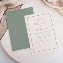 Minimal Neutralt Elegant Modern Bröllop