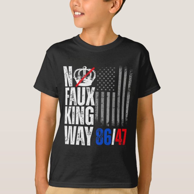 Minimal No Faux King Way 86 T Shirt (Framsida)