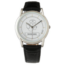 Minimal Nurse Watch Personalized Healthcare Gift