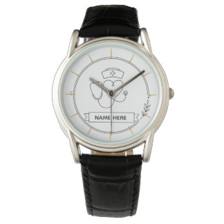Minimal Nurse Watch Personalized Healthcare Gift Armbandsur