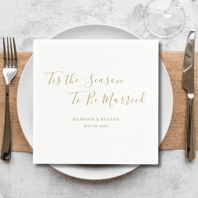 Minimal och Chic | Bröllop Napkins Pappersservett (Skapare uppladdad)