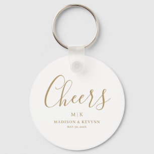 Minimal och Chic BRÖLLOP Nyckelring