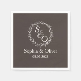 Minimal och Chic | BRÖLLOP Pappersservett