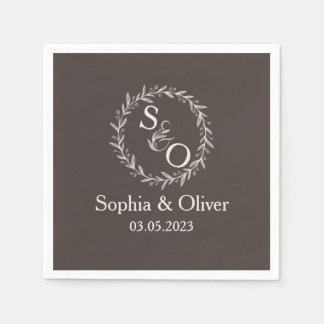 Minimal och Chic | BRÖLLOP Pappersservett