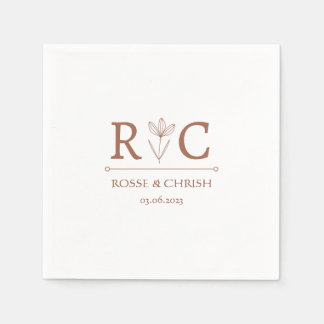 Minimal och Chic | BRÖLLOP Pappersservett