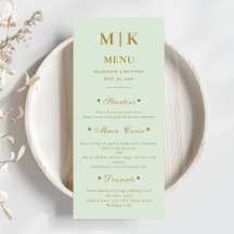 Minimal och Chic | Guld och Grönt Bröllop