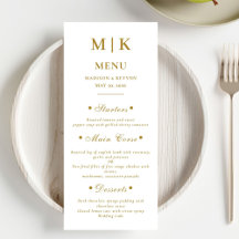 Minimal och Chic | Guld och Vita Bröllop