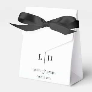 Minimal och enkel Personlig Bröllop Presentaskar