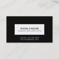 minimal och modern elegant svart