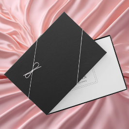 Minimal och Modern Enkel minimalistisk gästbok