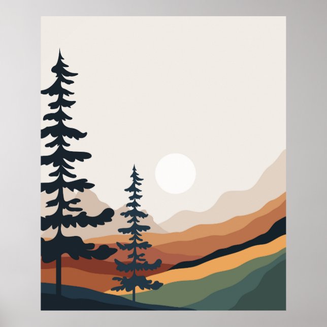 Minimal- och naturvägg poster (Framsidan)