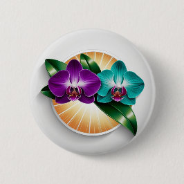 Minimal Orchid Pin - Diskret skönhet, daglig respi Knapp
