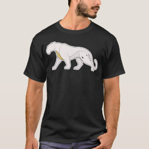 Minimal panter Symbol   Abstrakt djurikon T Shirt