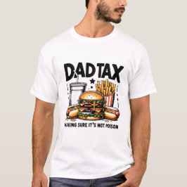 Minimal Pappa-skatt, livsmedelsikonkonkonart T Shirt