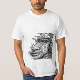 Minimal Paris Randig Estetisk T-Shirt