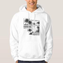 Minimal Parisrandig estetisk hoodie