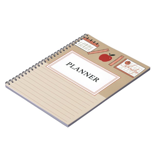 Minimal Pastel Cover Anteckningsbok (Vänstra Sidan)