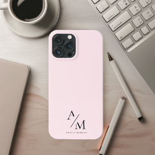 Minimal Pastel-Rosa - initiering och Personlig