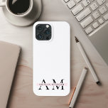 Minimal Pastel-Rosa - initiering och Personlig<br><div class="desc">"Skydda din mobil i stil med vårt Monogram Rosa-telefonväska för första Personligen. Den här elegantens telefonväska har en elegant bakgrund och ett inledande anpassade som gör att personligen blir mer sofistikerad. Den är tillverkad av tåliga material och erbjuder ett utmärkt skydd mot repor, stötar och daglig bära och tårar. Perfekt...</div>
