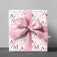 Minimal Pastel-Rosa - initiering och Personlig